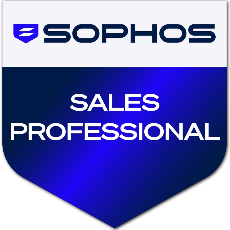 Credly badge artwork for Sophos Sales Professional logo