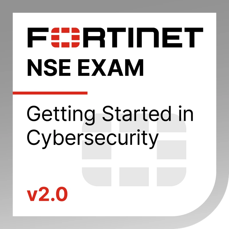 Credly badge artwork for Getting Started in Cybersecurity 2.0 logo